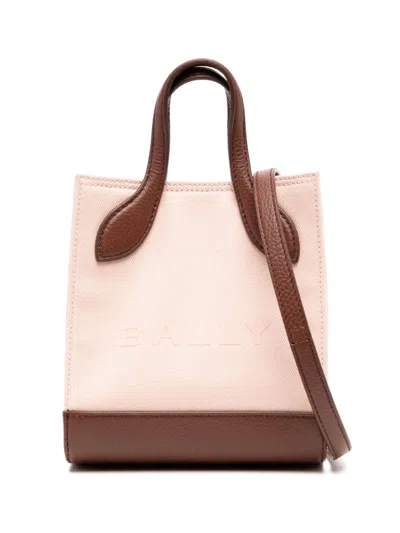 Bally Mini Bar Tote Bag In 粉色