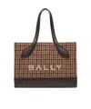 Bally Mini Bar Tote Bag In Multicolor