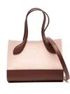 Bally Mini Bar Tote Bag In Pink