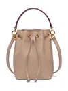 Bally Mini Code Bucket Bag In Neutrals