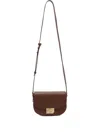 Bally Mini Grained Twist Clasp Bag In Brown