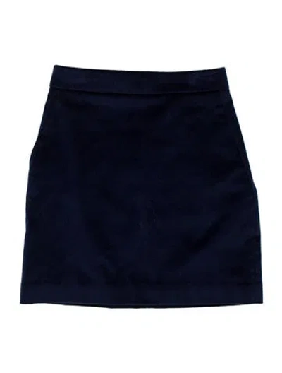 Pre-owned Bally Mini Skirt In Blue