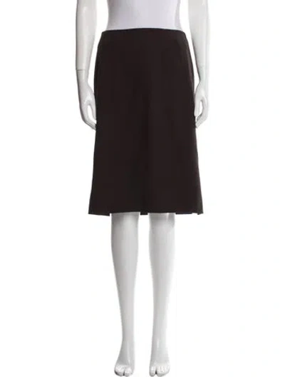 Pre-owned Bally Mini Skirt In Brown