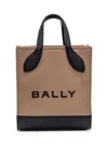 Bally Bar Keep On Logo-print Tote In Beige