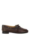Bally Dark Buffalo Leather Slip-on Loafers In Multi