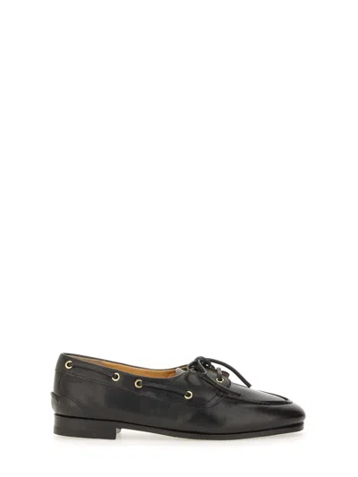 Bally Moccasin Plume In Black