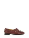 Bally Moccasin "plume" In Brown