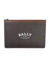 Bally Monogram Logo Handbag In Black