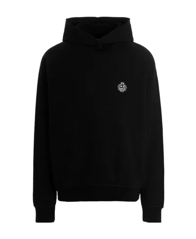 BALLY BALLY MOTIF PRINTED DRAWSTRING HOODIE