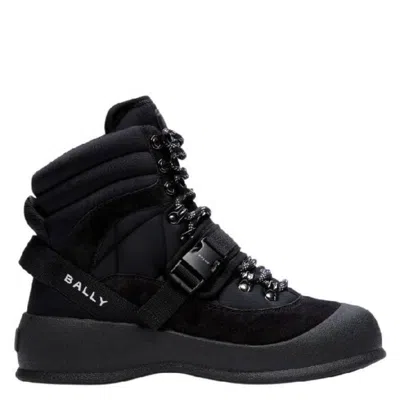 Bally Mounty-t Frei Lace-up Boots In Black