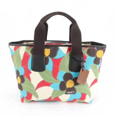 Pre-owned Bally Multi-color Leather Canvas Tote Bag ()