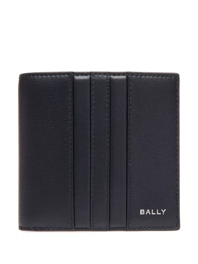 Bally Mythos Bi-fold Wallet In Blue