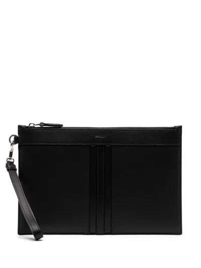 Bally Mythos Clutch Bag In Black