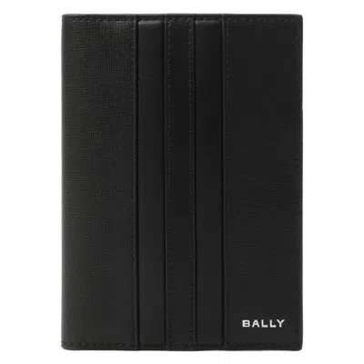 Bally Mythos Leather Passport Holder In ["black"]