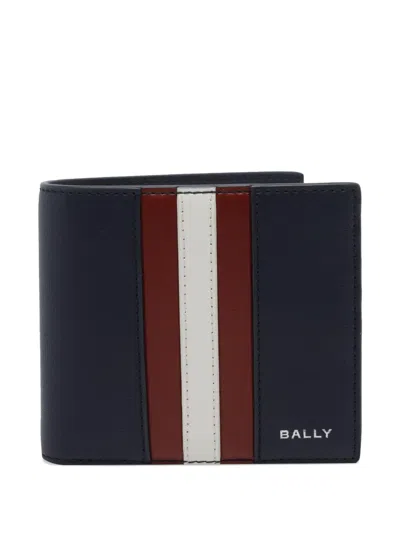 Bally Mythos Leather Wallet In Pink