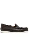 Bally Nadim Leather Loafers In Brown