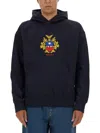Bally Navy Cotton Blend Sweaters In Black