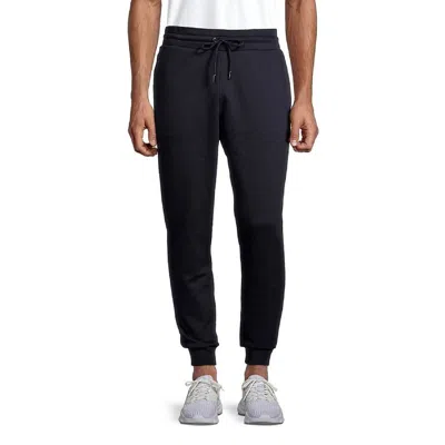 Bally Navy Fitted Logo Joggers In Blue