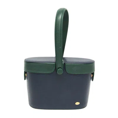 Pre-owned Bally Navy Leather Handbag () In Multi