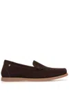 Bally Brown Nadim Loafers In Brown