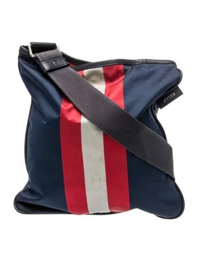 Pre-owned Bally Neoprene Crossbody Bag In Blue