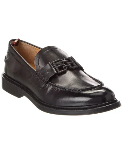 Bally Nickolas Leather Loafer In Black