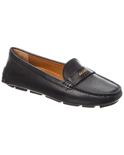 Bally Nicol O Leather Loafer In Black