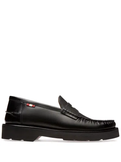 Bally Noah Loafers In Black