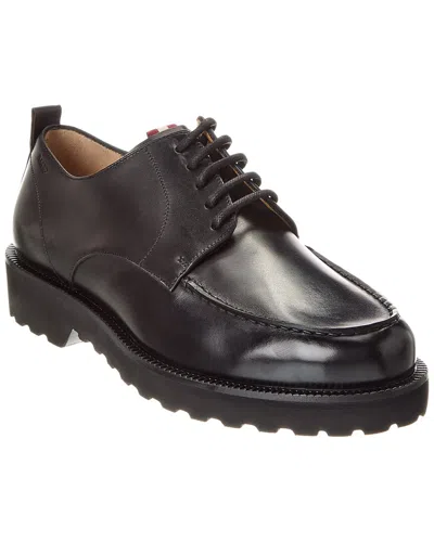 Bally Man Lace-up Shoes Dark Brown Size 7.5 Calfskin