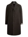 Bally Notched-lapel Coat In Brown