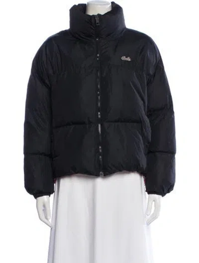 Pre-owned Bally Nylon Down Jacket In Blue