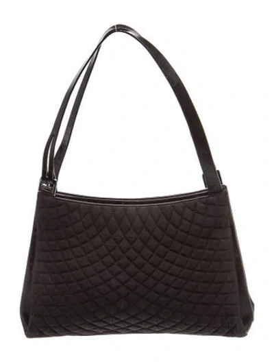 Pre-owned Bally Nylon Shoulder Bag In Brown