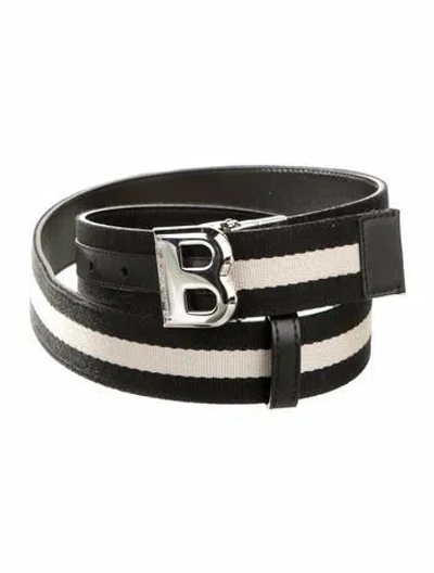 Pre-owned Bally Nylon Waist Belt In Multi