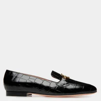 Bally Obrien Croc-embossed Leather Loafers In Multi