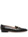 Bally 10mm Obrien Leather Loafers In Black