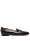 Bally Obrien Leather Loafers In Black