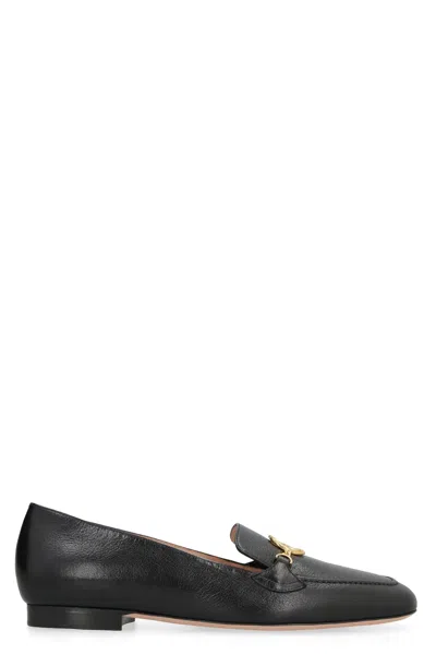Bally Obrien Embellished Leather Loafers In Black