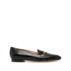 Bally Obrien Leather Loafers In Black