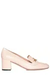 Bally Obrien Logo Plaque Pumps In Pink