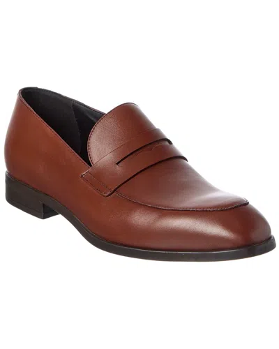 Bally Odaly Leather Loafer In Brown
