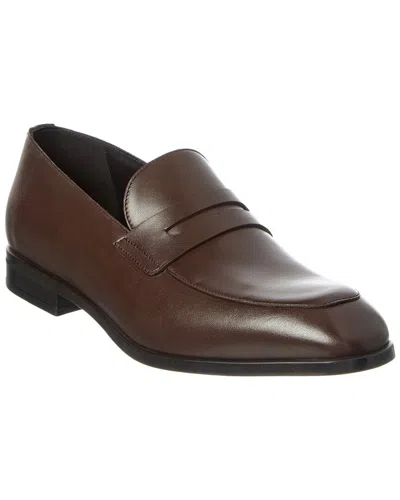Bally Odaly Leather Loafer In Brown