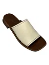 Bally Ofera 6225850 Ladies Bone Plain Leather Flat Sandals In Beige