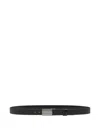 Bally Ollam Adjustable Reversible Belt In Black