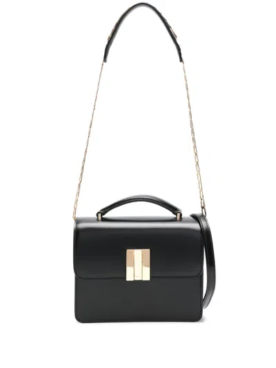 Bally Ollam Leather Shoulder Bag In Black