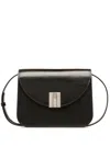 Bally Fold-over Crossbody Bag In Black