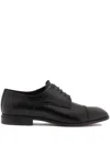 Bally Onizy Leather Derby Shoes In Black