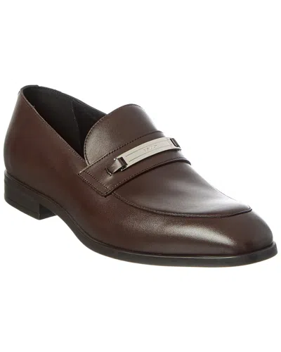 Bally Onizy Leather Loafer In Brown
