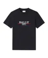 Bally Embroidered Logo T-shirt In Black
