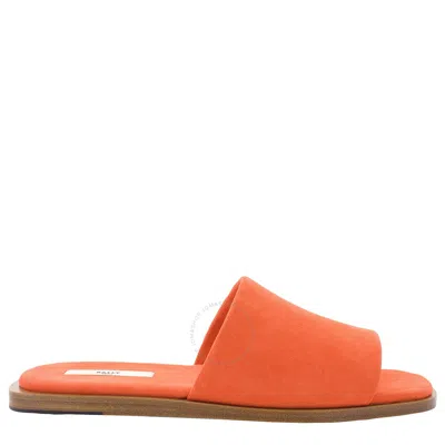 Bally Orange River Sabian Slide Sandals