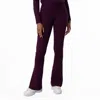 Bally Orchid Wool Flared Trousers In Purple